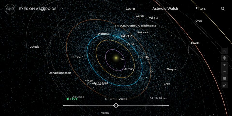 NASA’s ‘Eyes on Asteroids’ Reveals Our Near-Earth Object Neighborhood