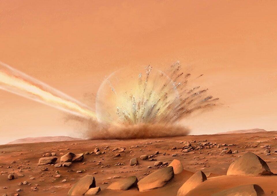 NASA’s InSight Lander Detects Stunning Meteoroid Impact on Mars