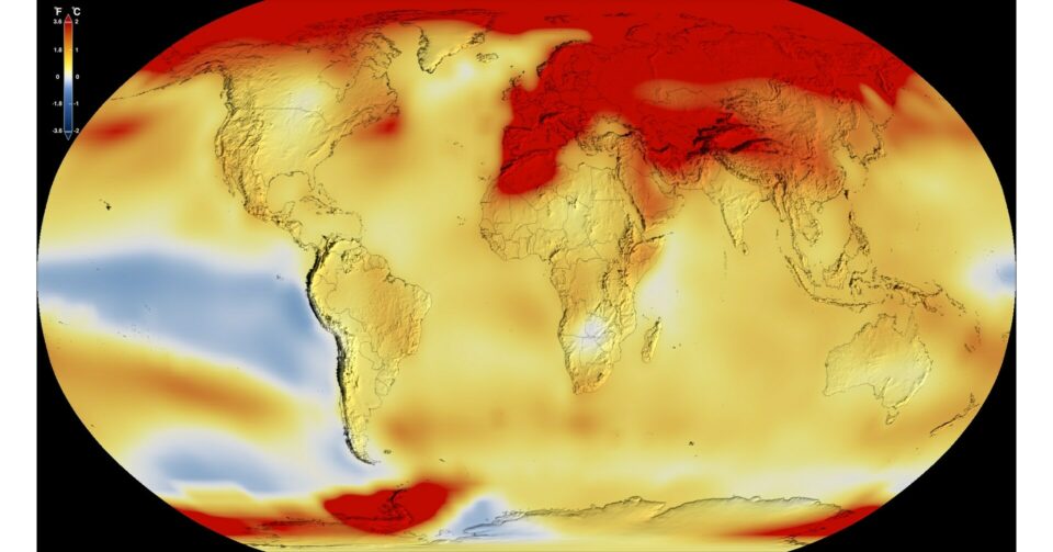 NASA Says 2022 Fifth Warmest Year on Record, Warming Trend Continues