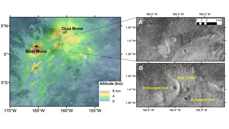 NASA’s Magellan Data Reveals Volcanic Activity on Venus