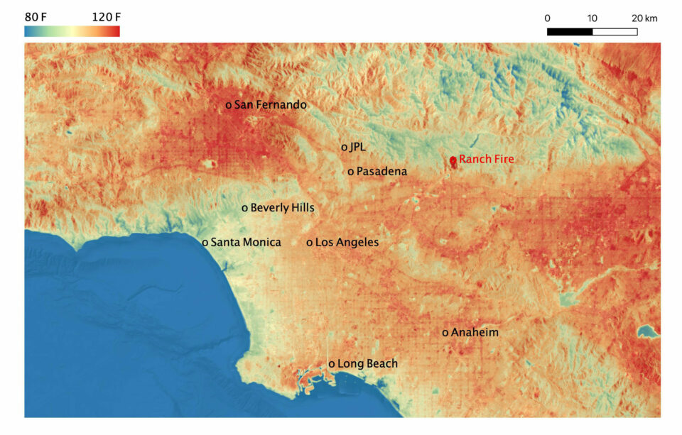 NASA Maps Key Heat Wave Differences in Southern California
