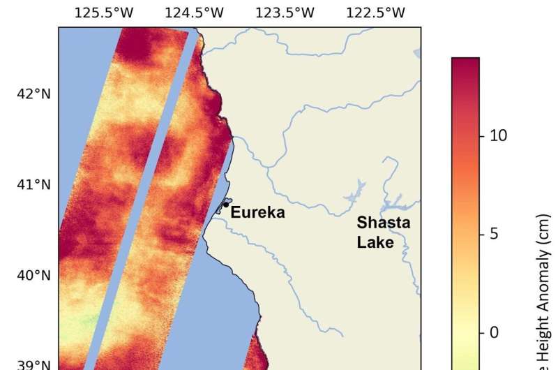 Water-Watching Satellite Monitors Warming Ocean off California Coast