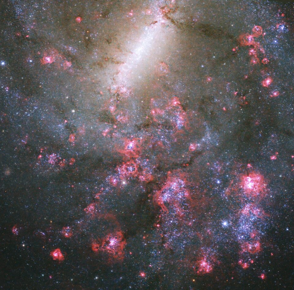 Hubble’s Multi-Wavelength View of Recently-Released Webb Image