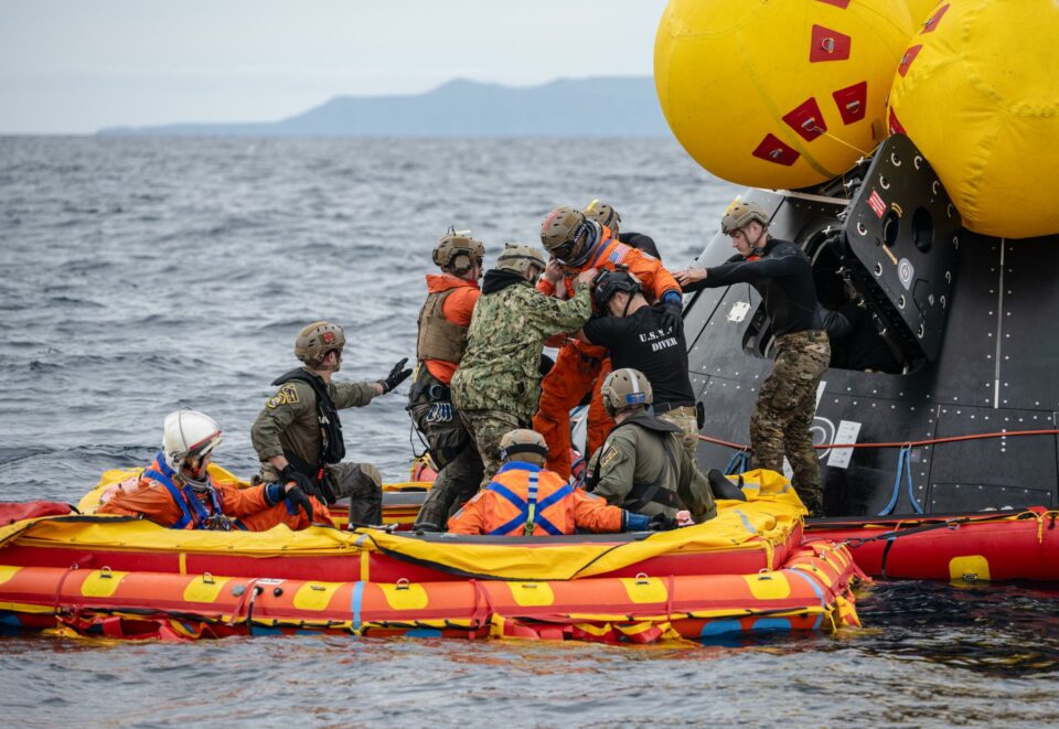 Artemis II Crew, Recovery Teams Train for Final Phase of Moon Mission