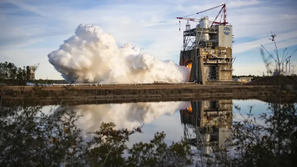 First Hot Fire Test of the Year for Artemis