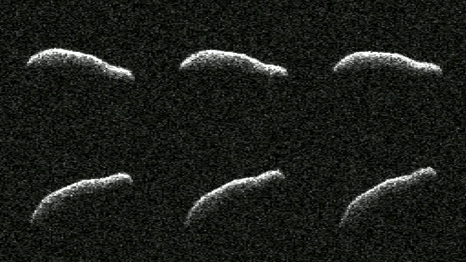 NASA’s Planetary Radar Images Slowly Spinning Asteroid