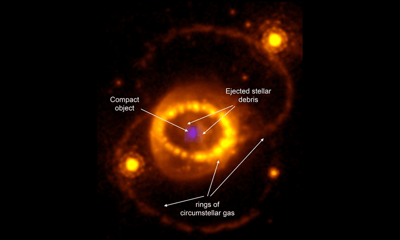 Webb Finds Evidence for Neutron Star at Heart of Young Supernova Remnant