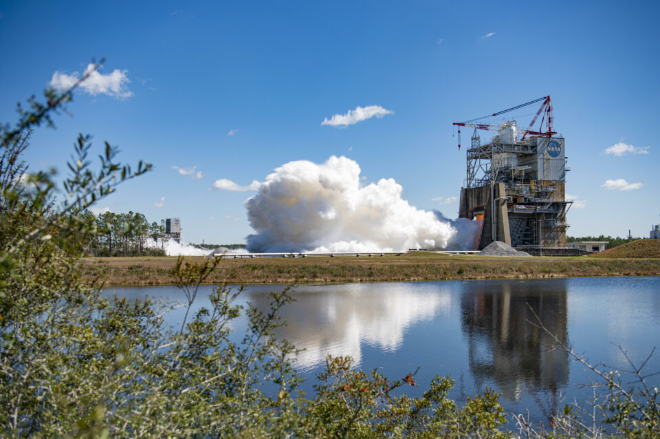 NASA Continues Artemis Moon Rocket Engine Test Series