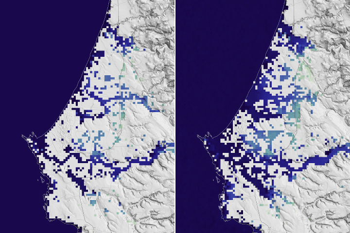 SWOT Satellite Catches Coastal Flooding During California Storms