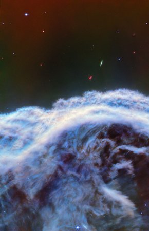 Webb Captures Top of Iconic Horsehead Nebula in Unprecedented Detail