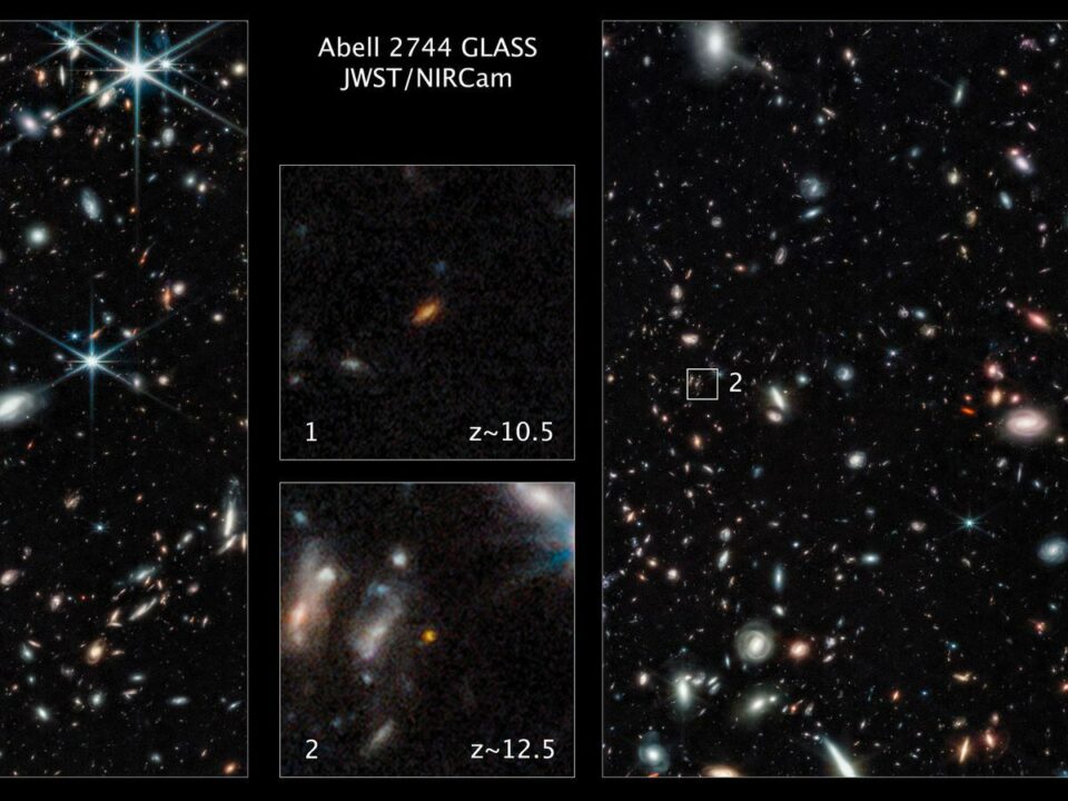 Hubble Spots a Galaxy Hidden in a Dark Cloud
