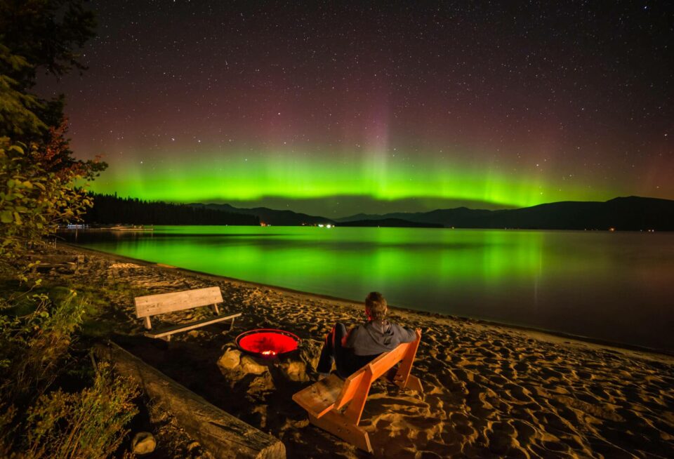 Aurora over Idaho