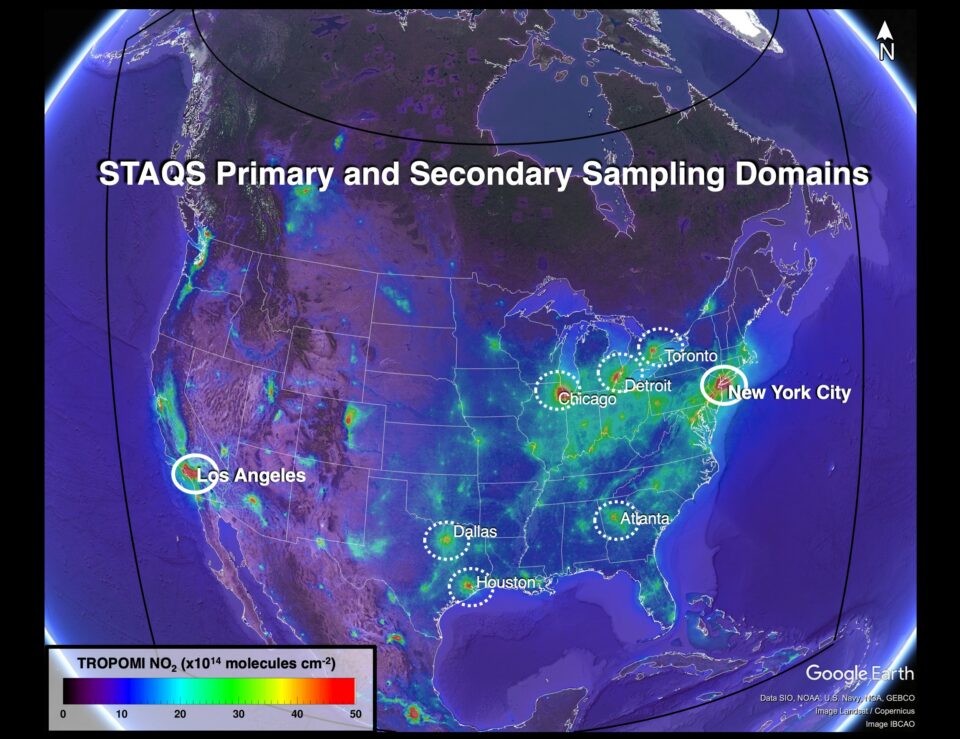 NASA-Led Mission to Map Air Pollution Over Both U.S. Coasts