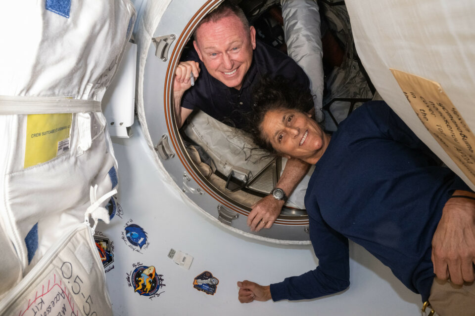 NASA’s Boeing Test Flight Crew to Discuss Starliner Mission from Space