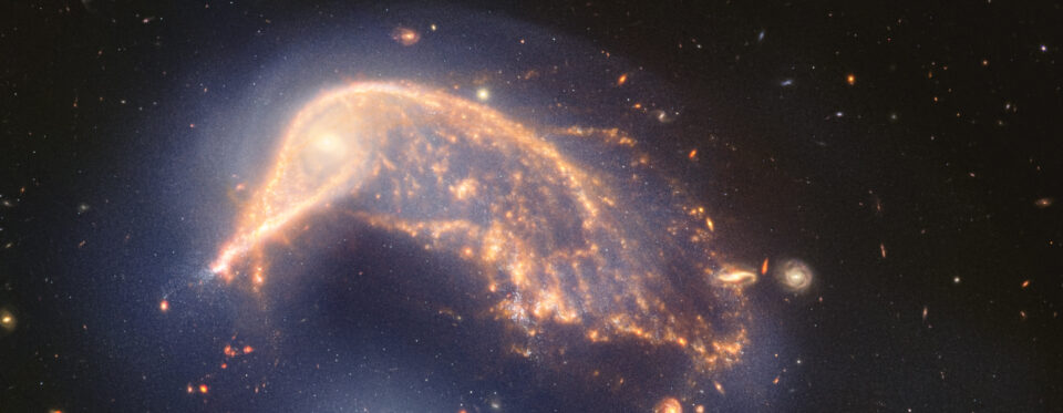 Vivid Portrait of Interacting Galaxies Marks Webb’s Second Anniversary