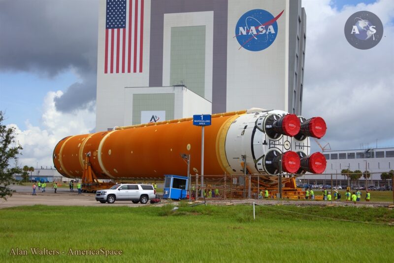 Artemis II Core Stage Arrives at Kennedy