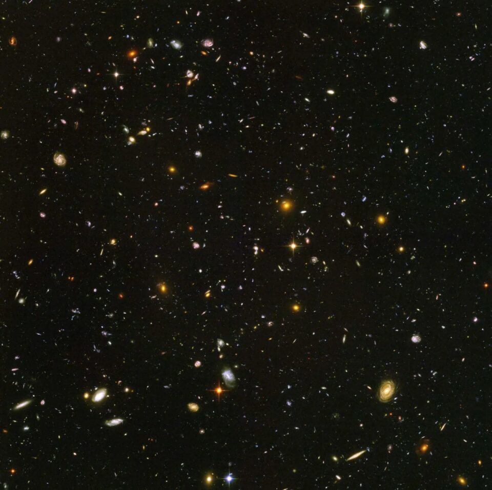Hubble Reaches a Lonely Light in the Dark