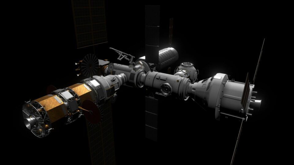 Gateway Space Station in 3D