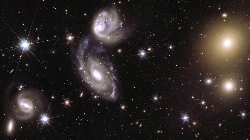 Snippet of Euclid Mission’s Cosmic Atlas Released by ESA