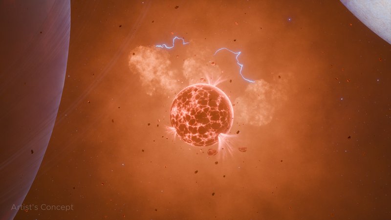 Does Distant Planet Host Volcanic Moon Like Jupiter’s Io?