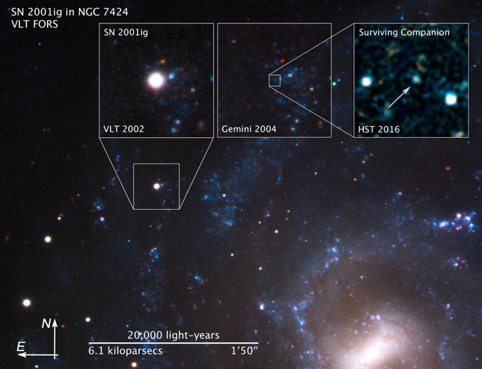 Hubble Spots a Supernova