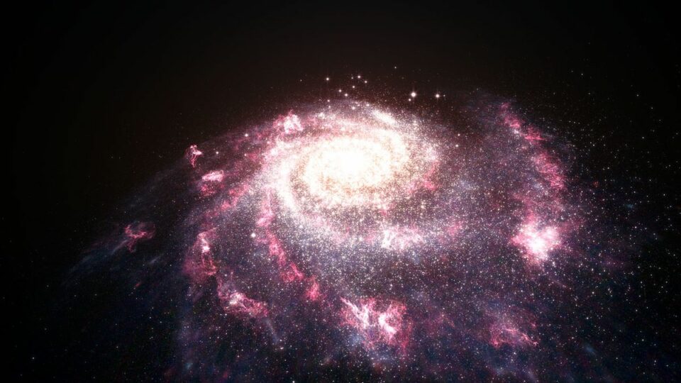 Hubble Spies a Spectacular Starburst Galaxy