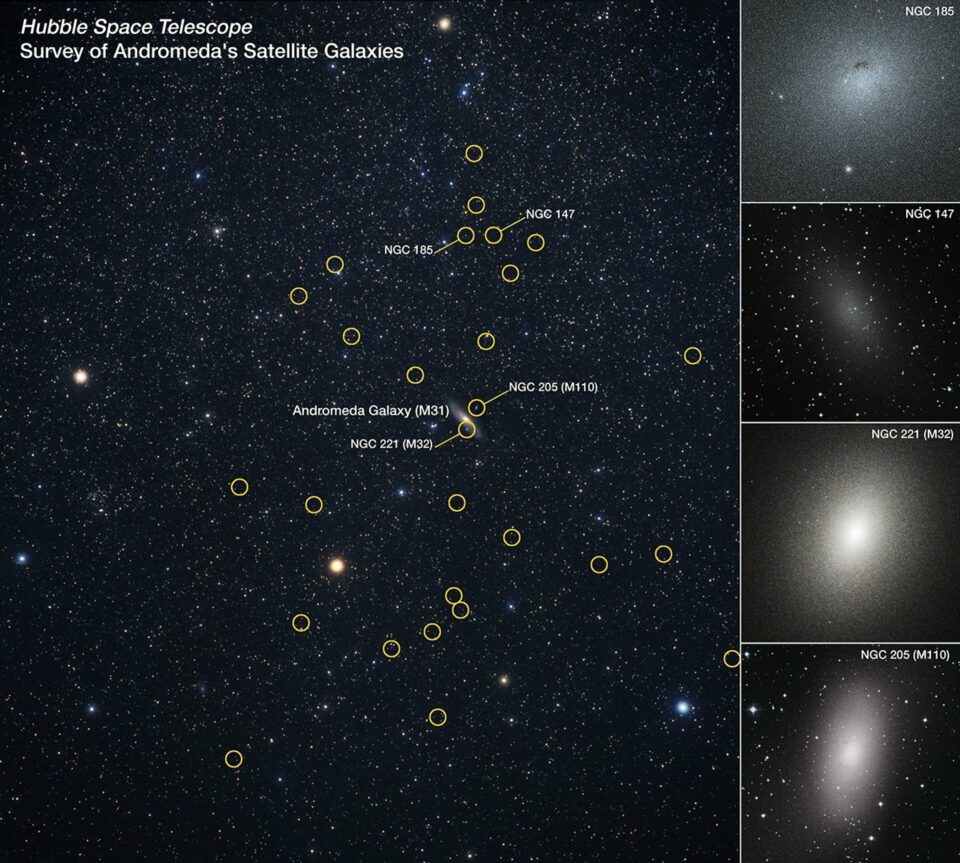 NASA’s Hubble Provides Bird’s-Eye View of Andromeda Galaxy’s Ecosystem
