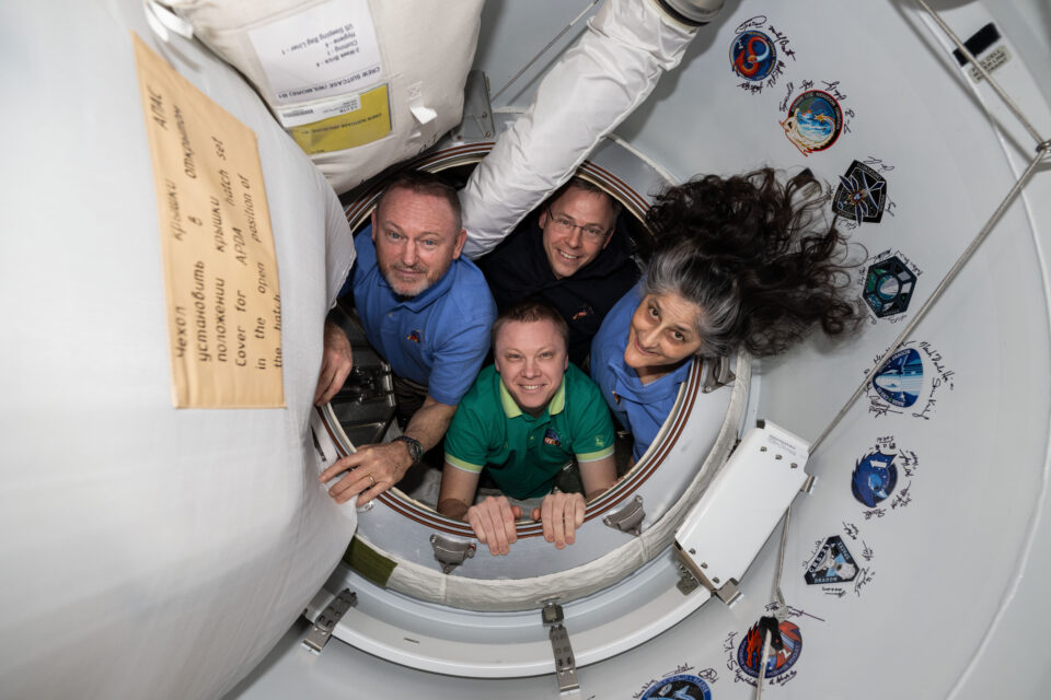 NASA’s SpaceX Crew-9 Members Pose for Portrait