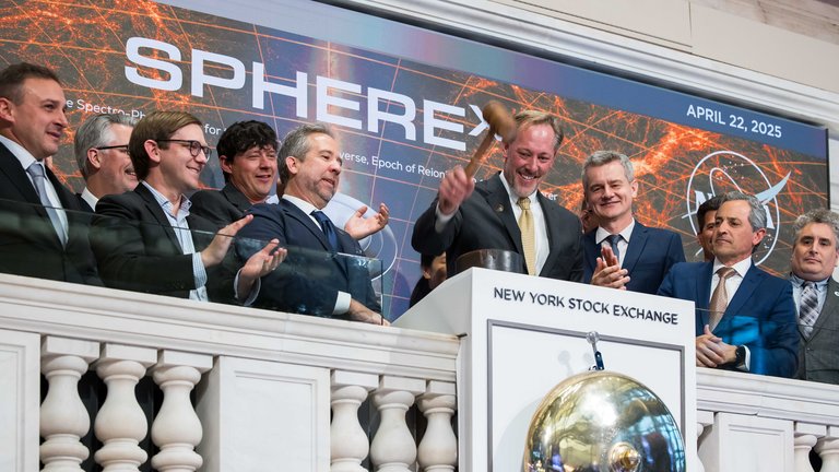New York Stock Exchange Welcomes NASA’s SPHEREx Team