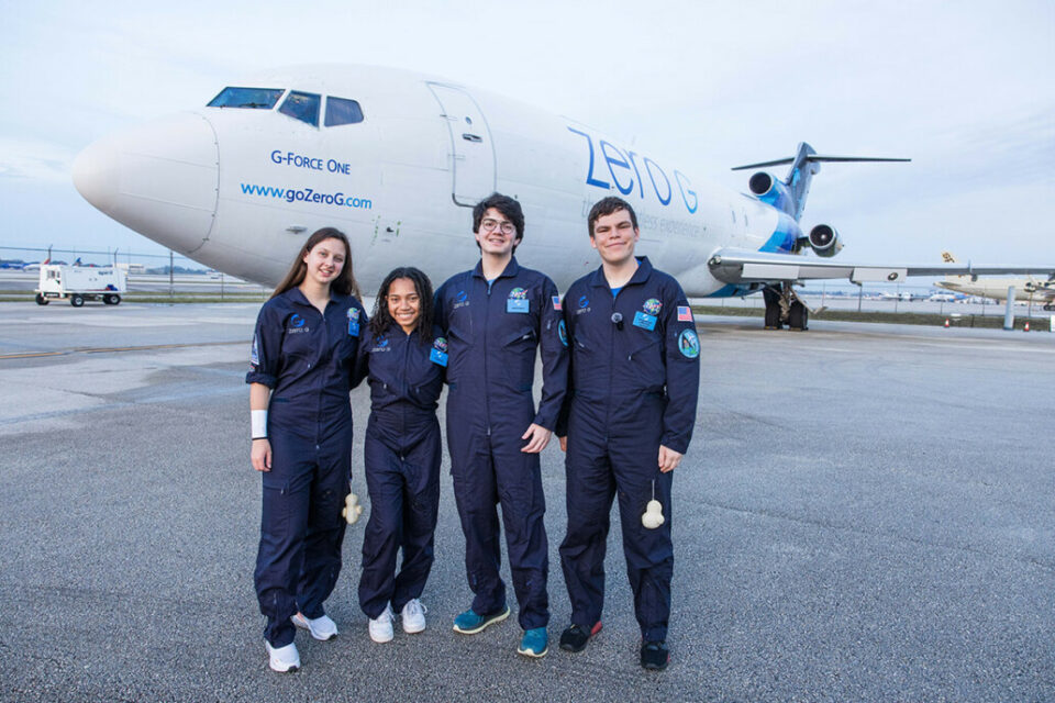 NASA Interns Conduct Aerospace Research in Microgravity