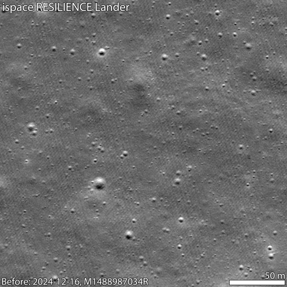 NASA’s LRO Views ispace HAKUTO-R Mission 2 Moon Lander Impact Site