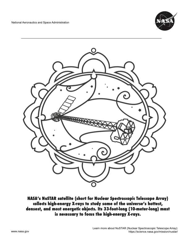 NuSTAR Coloring Pages